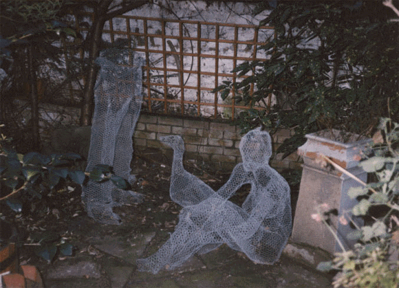 Woven wire mesh sculpture by Livia Rolandini — piece 10 of 12