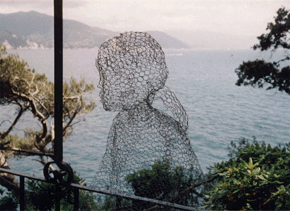 Woven wire mesh sculpture by Livia Rolandini — piece 11 of 12