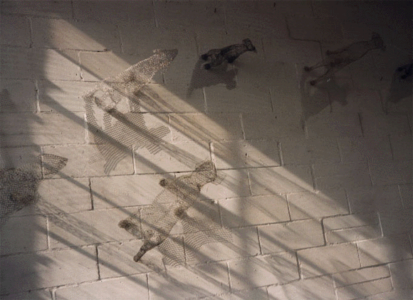 Woven wire mesh sculpture by Livia Rolandini — piece 2 of 12